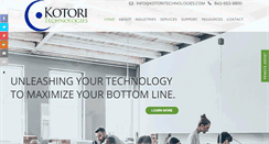 Desktop Screenshot of kotoritechnologies.com